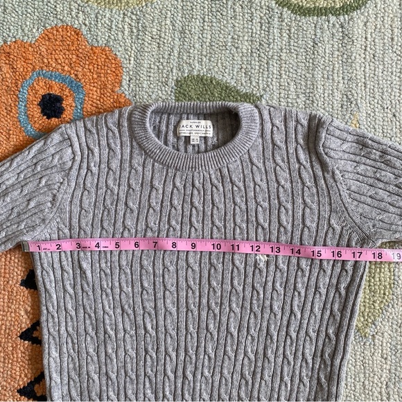 Jack Wills l Wool Blend Classic Cable Knitted Jumper - Picture 5 of 16